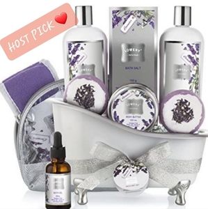 👀50% OFF👀🧴🛁 NWT‼️Lovery 10-piece Lavender & Jasmine Scented At Home Spa Kit